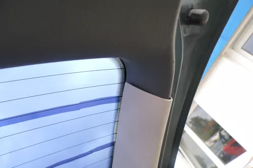 VW Sharan 7M Abdeckung Verkleidung Kofferraum hinten Heckklappe Deckel biber (171644)