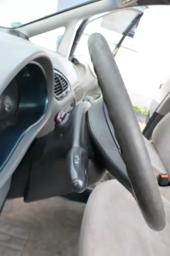 VW Sharan Alhambra Lenkrad 4-Speichen 7M0419091BL Leder Lederlenkrad Mängel (171647)