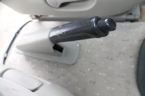 VW Sharan 7M Galaxy WGR Handbremse Feststellbremse Verkleidung Abdeckung grau (171648)