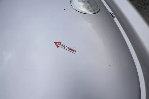 VW New Beetle 9C Motorhaube Klappe vorne silber grau LG9R (171717)