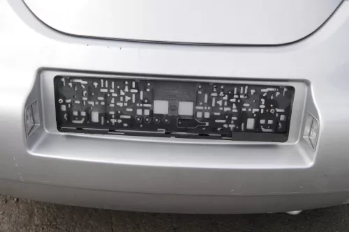 VW New Beetle 9C Stoßstange hinten Stoßfänger grau silber LG9R Heckstoßfänger (171732)