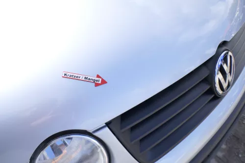 VW Polo 9N Motorhaube Klappe vorne silber grau LA7W reflexsilber bisca.Bj.2004 (171765)