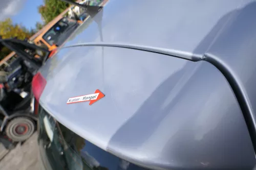 VW Polo 9N Fun Heckklappe Kofferraumklappe Klappe hinten silber LA7W metal (171771)