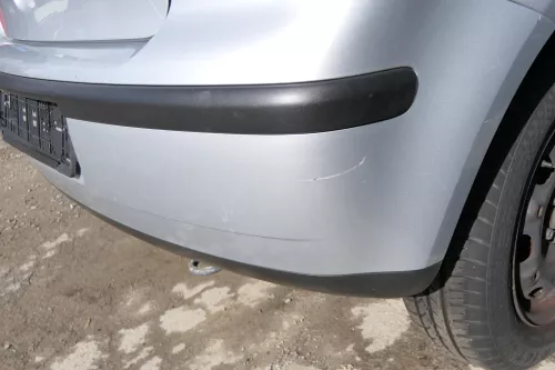 VW Polo 9N 9N3 Stoßstange Heckstoßstange hinten silber LA7W (171772)