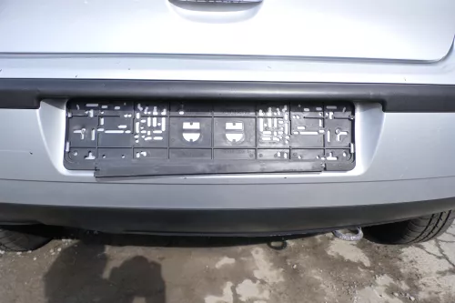 VW Polo 9N 9N3 Stoßstange Heckstoßstange hinten silber LA7W (171772)