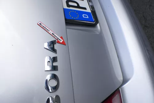 VW Bora Limousine Heckklappe Kofferraumklappe Klappe hinten grau silber LA7W (171788)