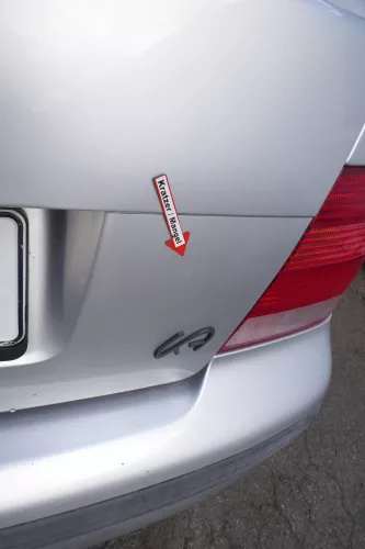 VW Bora Limousine Heckklappe Kofferraumklappe Klappe hinten grau silber LA7W (171788)