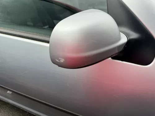 VW Golf 4 Bora manueller Spiegel rechts Außenspiegel silber grau LA7W Glas (171790)