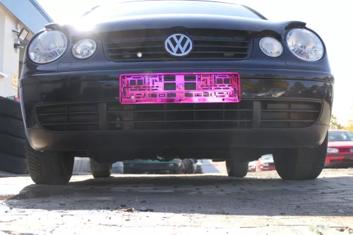 VW Polo 9N Stoßstange Frontstoßstange vorne schwarz LC9Z SWR