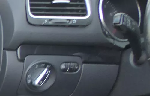 VW Golf 6 5K Leiste Abdeckung Dekor schwarz pyramids netzoptik (171910)