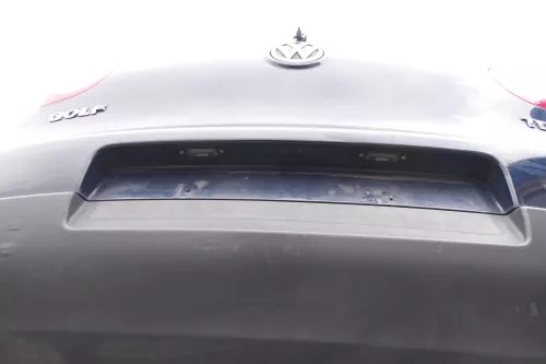 VW Golf 5 1K Limousine Stoßstange hinten Heckstoßstange blau LA5G (171925)