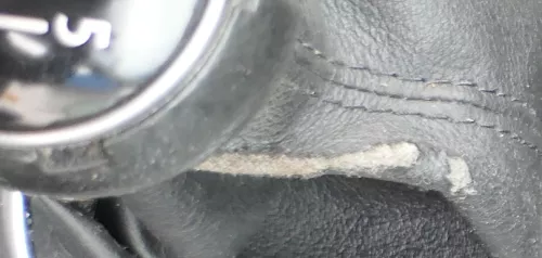 Golf 5 Schaltknauf Schaltsack Schaltung Schaltknüppel Leder 5-Gang 1K0711113CD (171929)