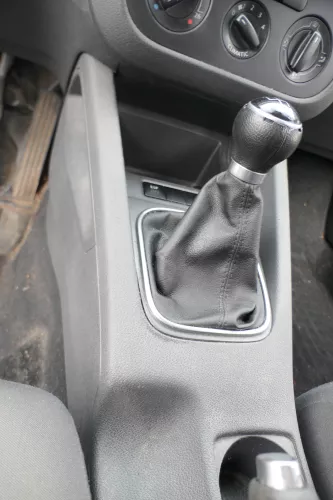 Golf 5 Schaltknauf Schaltsack Schaltung Schaltknüppel Leder 5-Gang 1K0711113CD (171929)