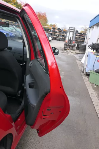 Skoda Fabia 6Y Limousine Schrägheck Tür hinten rechts rot LF3K (171946)