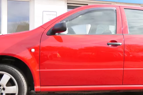 Fabia 6Y Kombi + Limousine Tür vorne links Fahrertür rot LF3K ohneAnbauteile