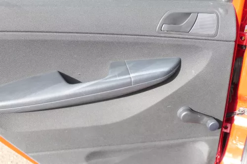 1 x Skoda Fabia 6Y Türverkleidung Verkleidung Tür hinten links schwarz onyx (171953)