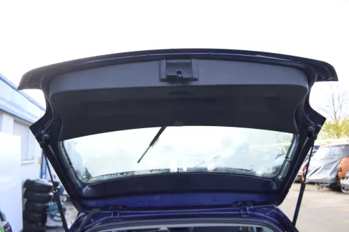 VW Polo 6R 6C Heckklappe Kofferraumklappe Klappe Scheibe blau LD5Q OHNEAnbauteil (172374)