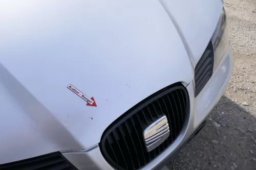 Seat Ibiza 6L Motorhaube Haube Klappe vorne silber grau LS7N 6L0823031D (172416)