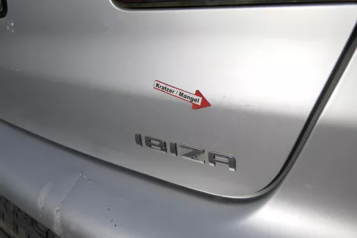 Seat Ibiza 6L Heckklappe Klappe hinten Kofferraumklappe grau LS7N ohne Spoiler!! (172421)