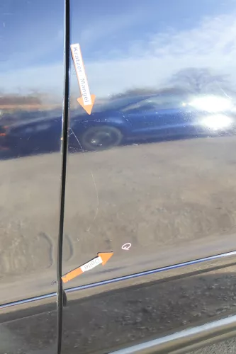 Audi A4 B5 Tür Türblatt hinten links blau lila LZ5L Kombi Limo (172454)