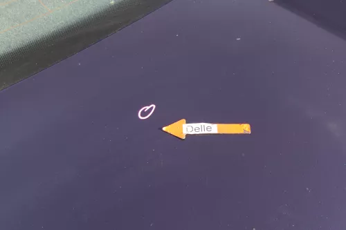 A4 B5 Heckklappe hinten Klappe Kofferraumklappe Limousine blau lila LZ5L bis1999 (172455)