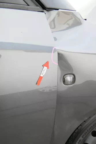 Fabia 5J Kombi + Limo Tür vorne rechts Beifahrertür grau titangrau 9795 (172609)