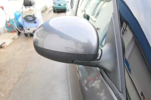 Fabia 5J elektrisch Spiegel Außenspiegel rechts mit Glas grau L9795 titangrau