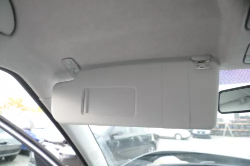 Skoda Fabia Roomster 5J Sonnenblenden Sonnenblende grau links vorne Spiegel 3T (172634)