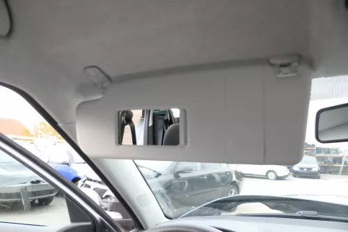 Skoda Fabia Roomster 5J Sonnenblenden Sonnenblende grau links vorne Spiegel 3T (172634)