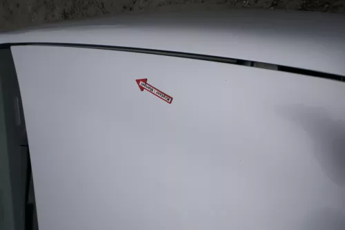 VW Polo 9N Motorhaube Klappe vorne silber grau LA7W reflexsilber bisca.Bj.2004 (172668)