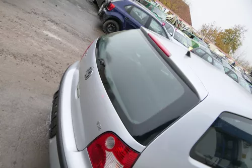 VW Polo 9N Fun Heckklappe Kofferraumklappe Klappe hinten silber LA7W metal (172674)