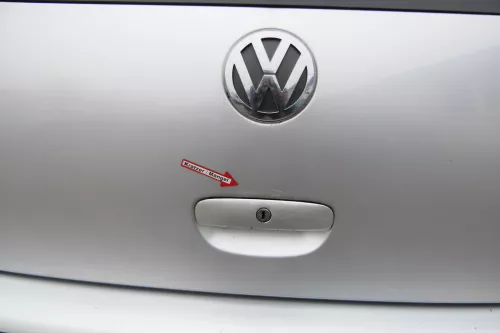 VW Polo 9N Fun Heckklappe Kofferraumklappe Klappe hinten silber LA7W metal (172674)