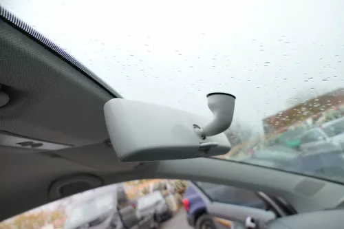 VW Polo 9N 9N3 Spiegel innen Innenspiegel Rücksiegel grau