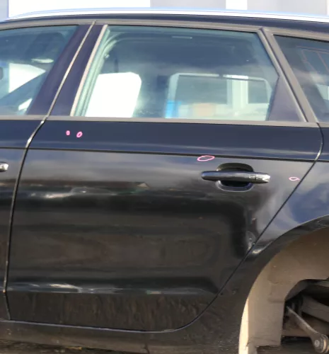 A4 B8 8K Kombi Avant Tür hinten links schwarz LY9B ohneAnbauteile