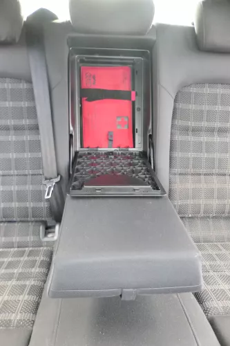 Audi A4 8K B8 Sitz Rückbank Rücksitzbank hinten 3-Punkt-Gurt schwarz soul Atrium (172755)