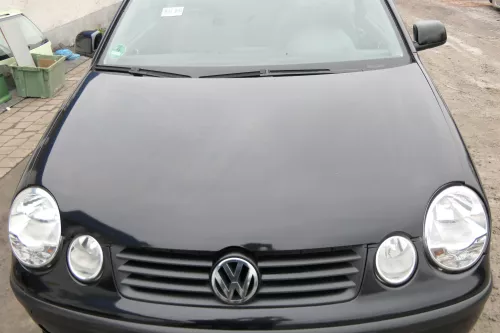 VW Polo 9N Motorhaube Klappe Haube vorne schwarz LC9Z bis ca. Bj. 2004
