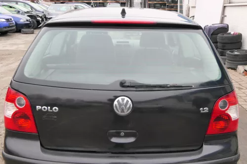 VW Polo 9N3 9N Heckklappe Kofferraumklappe Klappe schwarz LC9Z - Scheibe