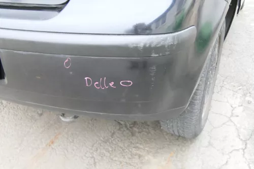 VW Polo 9N 9N3 Stoßstange Heckstoßstange hinten schwarz LC9Z (172890)