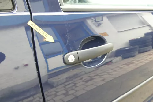 VW Golf 4 Tür vorne rechts Beifahrertür 2/3-Türer blau LA5G ohneAnbauteile (172905)