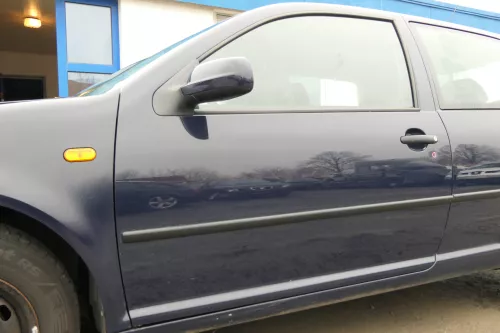 VW Golf 4 Tür vorne links Fahrertür 2/3-Türer blau LA5G ohneAnbauteile