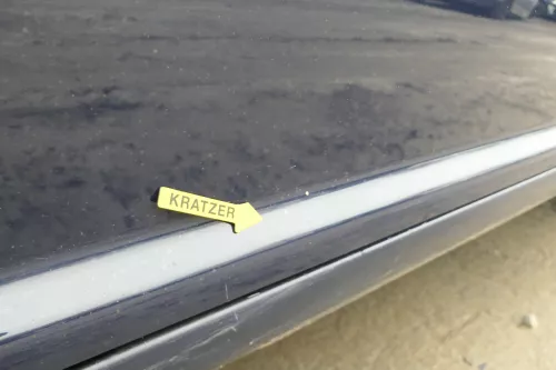 VW Golf 4 Tür vorne links Fahrertür 2/3-Türer blau LA5G ohneAnbauteile (172906)