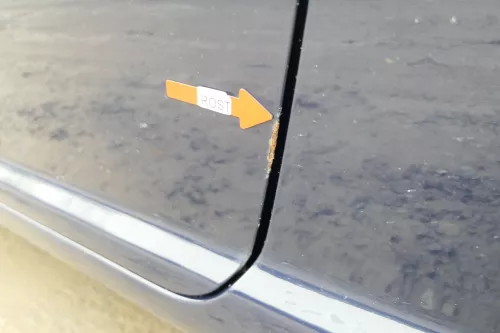 VW Golf 4 Tür vorne links Fahrertür 2/3-Türer blau LA5G ohneAnbauteile (172906)