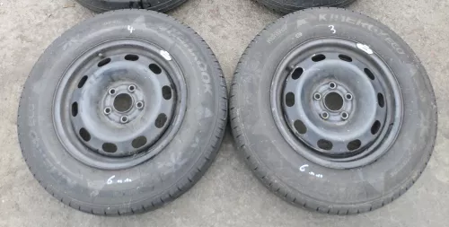 2x VW Golf 4 Bora 175/80 R14 88T Sommerreifen Reifen 6jx14H2 ET38 6mm