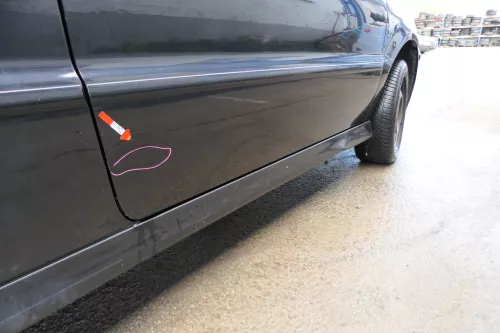 Polo 6N 6N2 Tür vorne rechts Beifahrertür 2/3-Türer schwarz LC9Z ohne Anbauteile (173150)