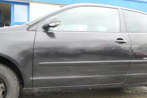 VW Polo 9N 9N3 Tür vorne links Fahrertür 2/3-Türer schwarz LC9Z -ohne Anbauteile