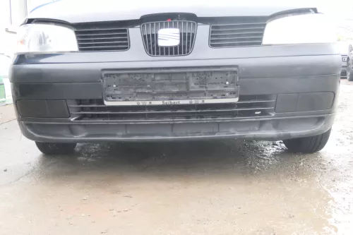 Ibiza 6K Stoßstange Frontstoßstange vorne schwarz LA9Y Facelift ab1999 Grill