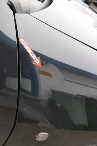 Seat Ibiza 6K Vario Kotflügel vorne rechts schwarz LA9Y Facelift 1999-2002 (173260)