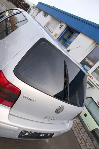 VW Golf 4 Limousine Heckklappe Kofferraumklappe Klappe hinten silber LB7Z ohnAnb (173288)