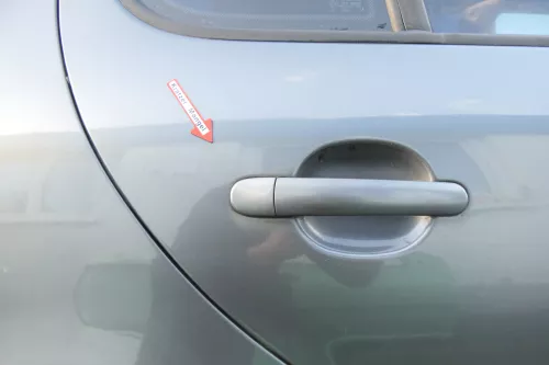 Seat Leon Toledo 1M Tür hinten rechts Beifahrerseite grau LS7T (173324)