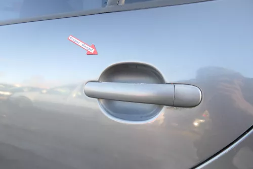 Seat Leon Toledo 1M Tür hinten links Fahrerseite grau LS7T ohne Anbauteile (173327)